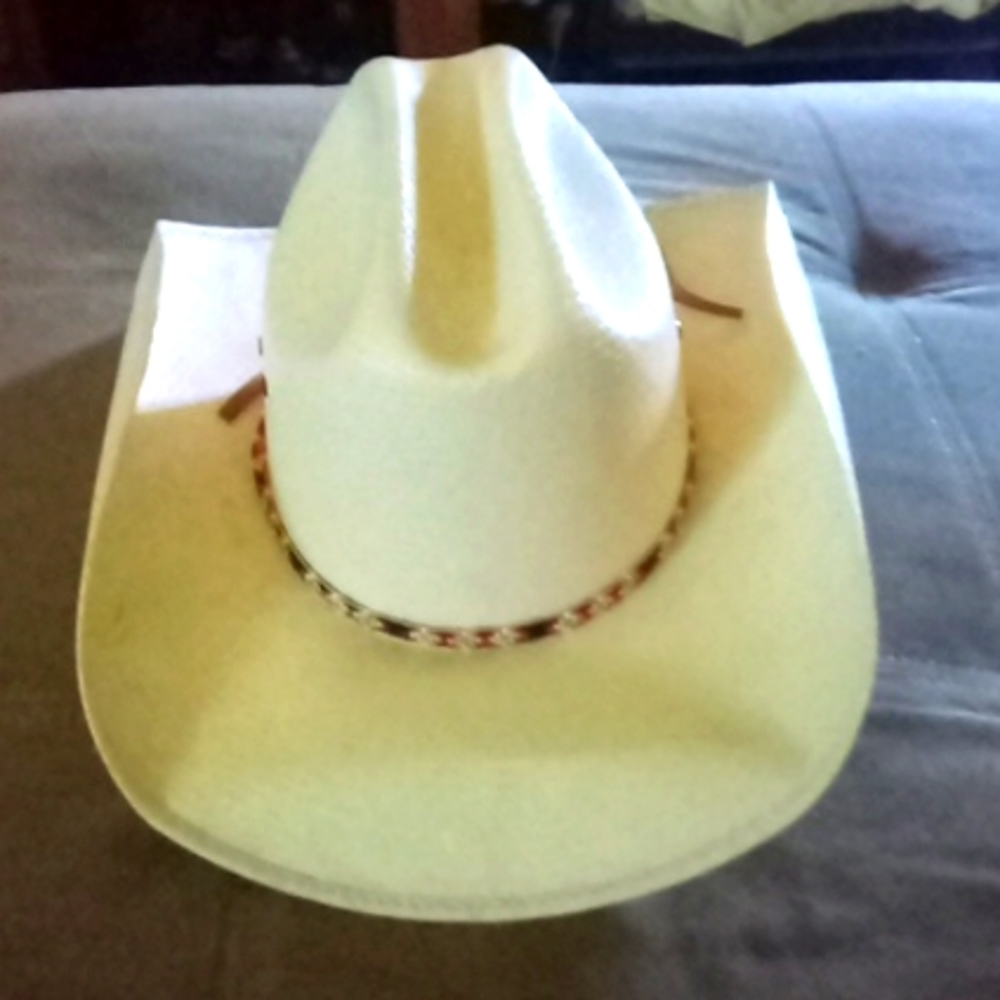 Wicker Hat with Beads